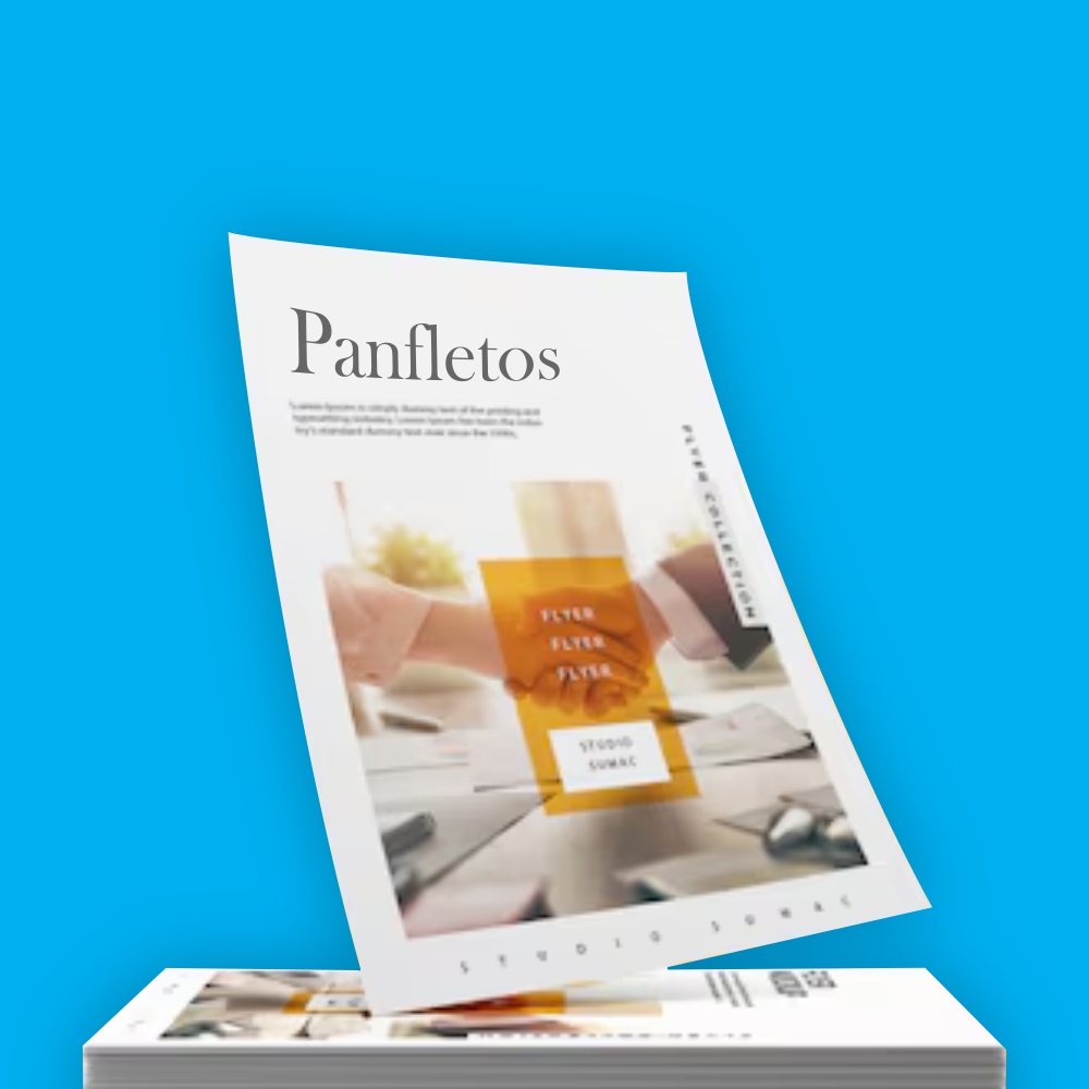 Exemplo de panfletos